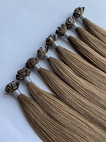 Cheveux humains Remy chinois à pointe plate, très demandés # 6 mèches de cheveux doublement étirées avec cuticules intactes pour femmes