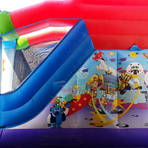 Castillo inflable extraterrestre de calidad comercial, casa de brinco inflable para niños, castillo inflable de alienígena espacial con tobogán - Product Image 4