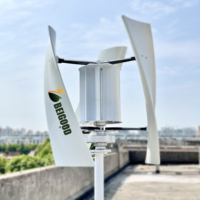 Générateur d'éolienne de qualité fabricant 1500w 48v ventilateur éolien générant de l'énergie pour la ferme 500w 12/24v