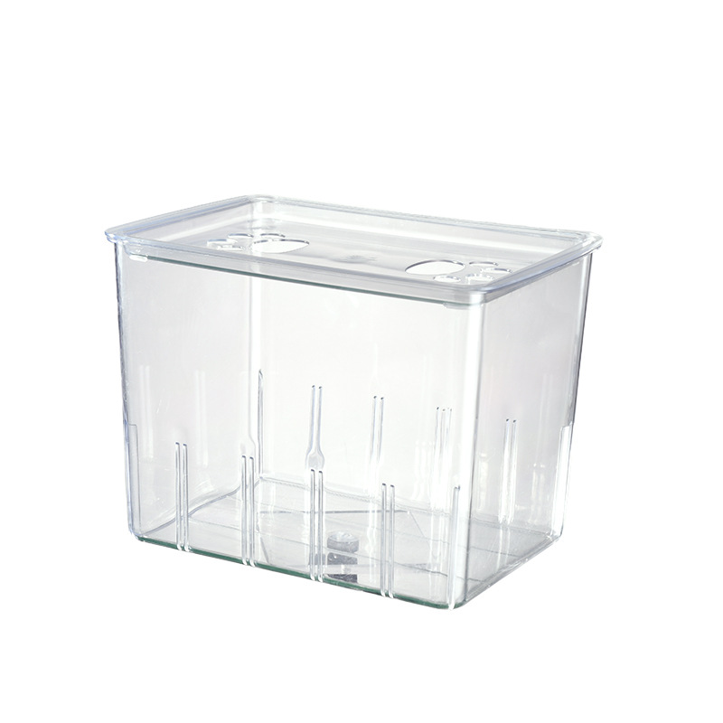 Transparent fish tank lid