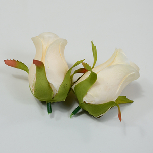 Piccolo fiore di seta artificiale rosa Bud vendita diretta della fabbrica di piccoli fiori testa di seta torta di stoffa decorazione artificiale piccolo bocciolo di rosa - Product Image 2
