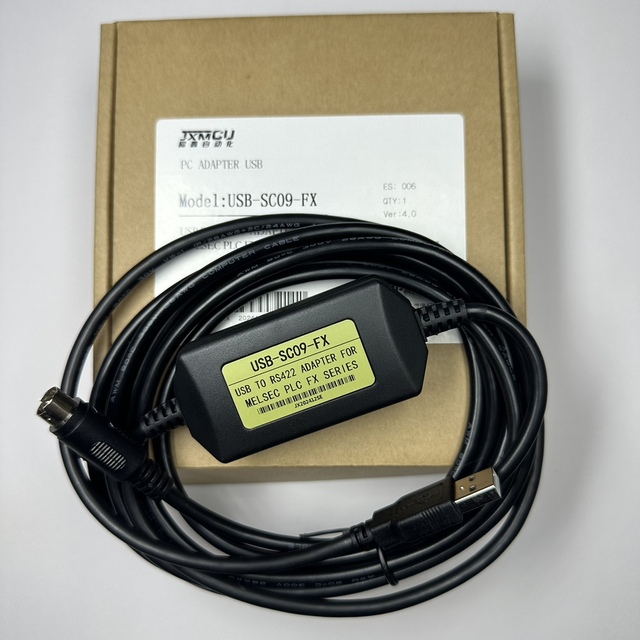 Mitsubishi PLC Cable USB-SC09-FX (black) Sanling USB Download Line FX3U FX2N Data Line