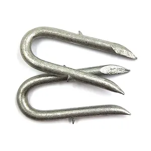 machinery galvanized Factory direct sales fence staples for fastening and not easy to fall off G235 high carbon steel