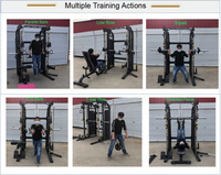 Équipement de fitness commercial, utilisation à domicile, équipement de musculation multifonctionnel combiné, équipement de sport de force avec machine Smith