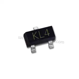 BAT54C Gleich richter diode Klein signal Schottky 30V 0,2A 5ns Automotive 3-polig SOT-23 T/R.