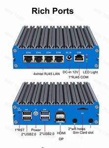 <span class=keywords><strong>Pocket</strong></span> Mini PC 4 InteI 2.5G LAN I225-V Nics Firewall Router J4125 J5040 N4000 PfSense OPNsense VMware ESXi Firewall Fanless PC - Product Image 2