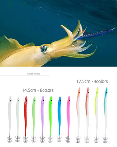 เหยื่อตกปลารูปกุ้งไม้เทียมจากเกาหลีใต้เหยื่อล่อปลาหมึกทะเล - Product Image 4