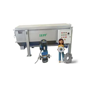 IEPP sus304 équipement de traitement des eaux usées d'amidon de tapioca de pomme de terre, filtre à tambour rotatif, séparateur de particules