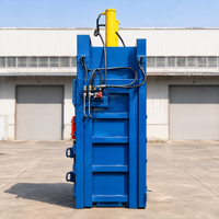 Presse à balles verticale hydraulique pour cartons, boîtes en carton, papier, bouteilles PET, films plastiques pour station de recyclage