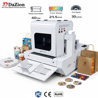 Impresora de Inyección de Tinta Digital DZ-400 de Una Sola Pasada con Tinta a Base de Agua para Impresión de Logotipos en Bolsas de Papel, Cajas de Papel, Cajas de Pizza, Servilletas