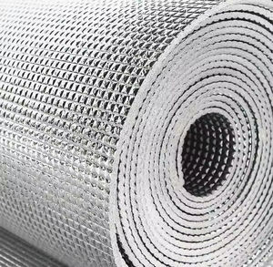 Nouveau matériau d'isolation thermique pour la maison en coton perlé à carreaux et <span class=keywords><strong>film</strong></span> d'aluminium, isolation thermique pour grenier - Product Image 1