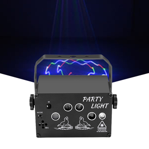 Projetor de Luz <span class=keywords><strong>Laser</strong></span> 3D DJ de Alta Potência para Festas ao Ar Livre, Mini Palco de Parque Temático, LED 2W RGB Cores Completas com Controle DMX512 IP33 - Product Image 6