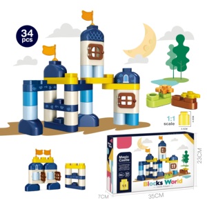 Xây Dựng Tàu Đầy Màu Sắc Khối Lớn Cho Trẻ Em Xây Dựng Và Chơi Trò Chơi Giáo Dục - Product Image 4