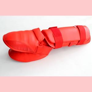 Защита голени и лодыжки из ПВХ-кожи с индивидуальным логотипом, профессиональная, экологичная, с амортизацией, для тренировок по карате - Product Image 4