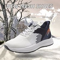 Chaussures de course à lacets pour hommes, personnalisables en usine, respirantes en maille PVC, pour sports et loisirs, hiver, été, automne, avec talonnette rehaussante