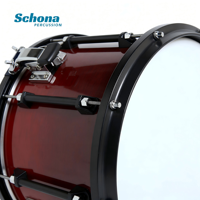 Birch Wood Snare Marching Drum for Children's Band Double Layer Adjustable Handmade Percussion Instrument Various Sizes Back