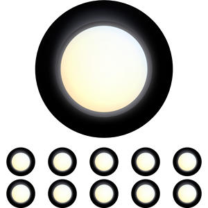 Plafonnier LED encastré moderne en aluminium de 4 pouces à intensité variable avec 5CCT - Product Image 3