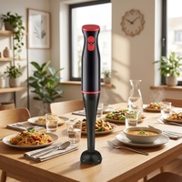 Klantgerichte groothandel 4-in-1 staafmixer 300W multifunctionele hakselaar garde melkopschuimer afneembare onderdelen huishoudelijk en commercieel gebruik