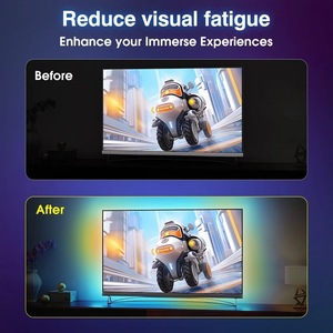 Sincronizador <span class=keywords><strong>de</strong></span> sonido y <span class=keywords><strong>luz</strong></span> HDMI Aplicación Bluetooth TV Fondo <span class=keywords><strong>Pared</strong></span> <span class=keywords><strong>Luz</strong></span> decorativa Tira <span class=keywords><strong>de</strong></span> LED RGB - Product Image 3