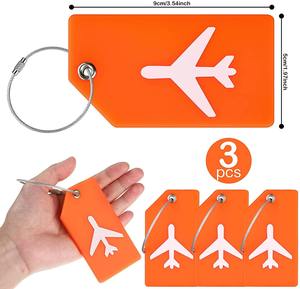 Étiquettes à bagages en PVC et silicone personnalisables avec fonction de porte-nom, design simple et numéros de joueurs des Championnats du Monde - Product Image 6