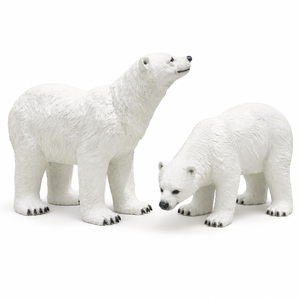 Escultura de Oso Polar de Fibra de Vidrio Personalizada, Estatua de Animal Ártico OEM para Exhibición en Jardines y Paisajes - Product Image 1