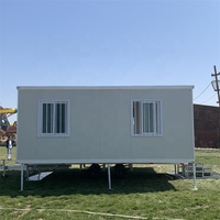 Offre Spéciale préfabriquée 20 40 pieds conteneur de cadre en acier caravane cabine maison sur roues pour l'europe