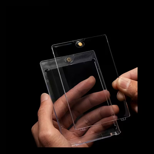 75pt/100pt Magnetische Toploader Kaarthouder Bovenlader Kaarten Beschermende Doorzichtige Vitrine Standaard Maat Voor Het Ruilen Van Sportkaarten - Product Image 2