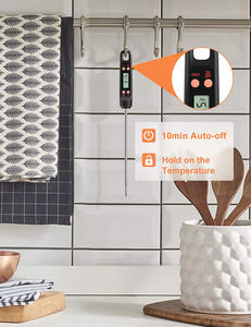 Termômetro Digital Portátil com Display LCD, Alimentado por Bateria, ABS+Aço Inoxidável, Faixa de -50~300, Precisão de 0.2 para Churrasco - Product Image 6