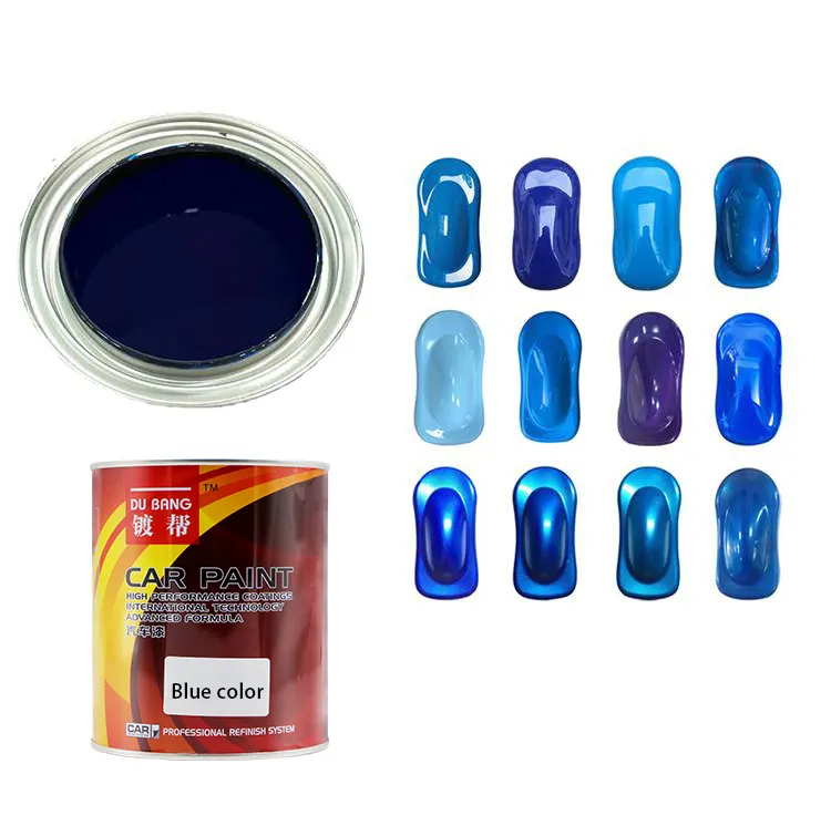 Auto Emaille Verf Metallic Acrylverf Blauwe Polyurethaan Verf Keramische Auto Coating