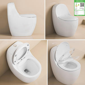 โถสุขภัณฑ์เซรามิกแบบชิ้นเดียว ระบบชำระล้างแบบไซฟอน ประหยัดน้ำ 4.5 ลิตร ติดตั้งบนพื้น สำหรับใช้ในบ้าน - Product Image 5