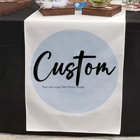Housses de table personnalisées, nappes personnalisées avec logo, grande housse de table pour fête, tissu polyester lavable en machine