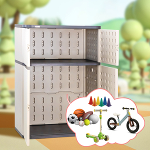 Armoire de réseau extérieure Toppla avec clé et serrure électronique, prix abordable, armoires de rangement en plastique étanches avec tiroirs - Product Image 5