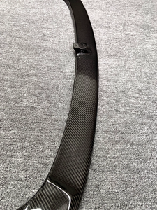 Spoiler avant de voiture aspect fibre de carbone + séparateur latéral style MP pour BMW F80 F82 F83 M3 M4 2015~2020 - Product Image 4