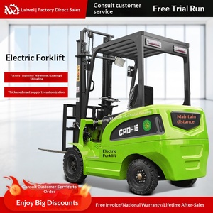 New Energy 2 Hydraulic Lifting Handling <b>Small</b> Fork Pallet Truck - Product Image 1