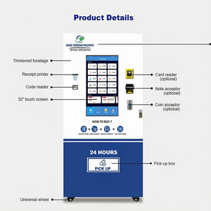 Distributeur automatique de médicaments intelligent de 32 pouces pour pharmacie, distributeur de médicaments sans personnel, armoires à médicaments intelligentes - Product Image 3