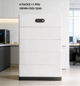 Système de stockage d'énergie tout-en-un (AIO) hybride réseau/hors réseau monophasé/triphasé 350-435V LiFePO4 empilable avec BMS et RS485 - Product Image 3