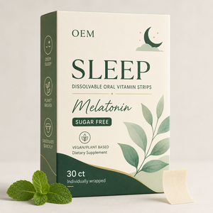 Oral Dissolving Improve Sleep Melatonin Strips Dissolves Quickly Oral Films - Product Image 1