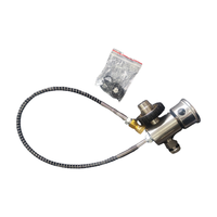 Adaptateur de station de remplissage de soupape DIN 4500psi/300bar avec tuyau antidéflagrant et jauge pour réservoir de plongée Airsoft cylindre HPA de plongée