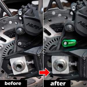 Couvercle de capteur pour Kawasaki Z900 Z650 Z400 <span class=keywords><strong>Ninja</strong></span> <span class=keywords><strong>650</strong></span> 400 Z900 RS SE moto CNC roue avant arrière ABS capteur Protection garde - Product Image 6