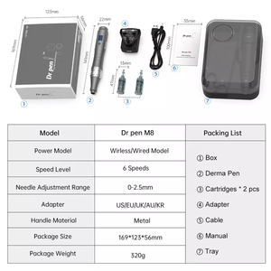 เครื่องมือดูแลผิวหน้าแบบไมโครนีดเดิลลิ่ง รุ่น Dr. Pen <span class=keywords><strong>M8</strong></span> ปี 2026 พร้อมใบรับรอง CE และ RoHs - Product Image 5