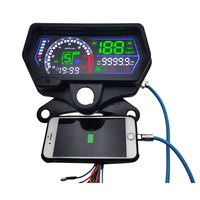 Grosir harga murah Aksesori Speedometer CG125 meteran dasbor LED Digital LCD untuk CG125