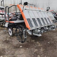 Machinerie agricole, transplanteur de riz Kubota KA6, 6 rangs, équipement agricole, mini-compact, verger, tracteur japonais, chargeur frontal