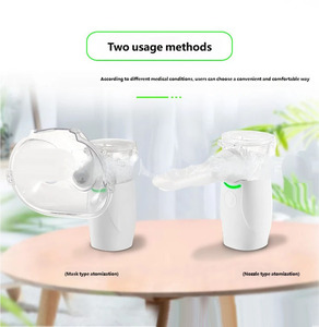 Nebulizzatore portatile mini palmare silenzioso con tecnologia Micro Mesh, umidificatore spray a freddo per casa, adulti e bambini. - Product Image 2