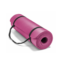 Tapis de yoga NBR de haute qualité Timecreate, taille et épaisseur personnalisées (8 mm-40 mm), antidérapant, imperméable, pour exercices à domicile, disponible en plusieurs couleurs