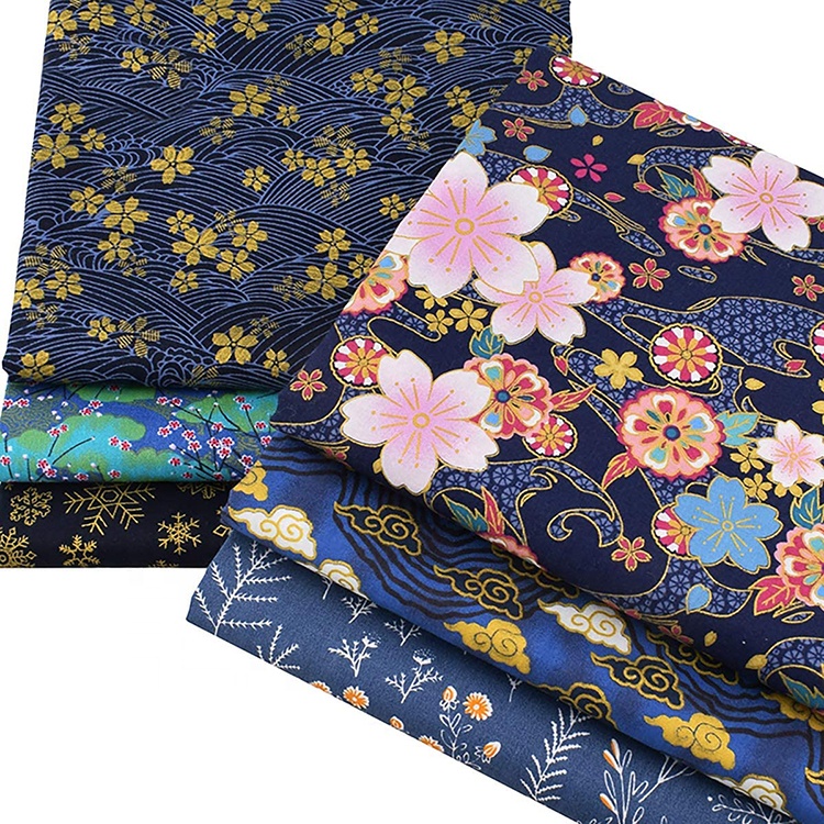 Wholesale Japanese bandana printed gift wrapping scarf custom bandana