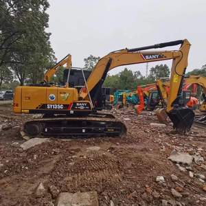 Excavadora de Segunda Mano Sany SY135cpro de 13 Toneladas, Equipo de Construcción Usado, Excavadora Sany 135 Original Barata en Venta - Product Image 1