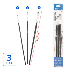 Set di pennelli da artista in 6 pezzi per pittura ad olio in acrilico Set di arte Premium - Product Image 1