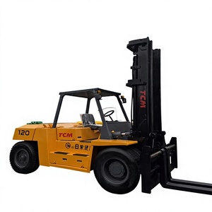 Montacargas Usado TCM de 12 Toneladas de Capacidad, Modelo FD120 FD100, Fabricado en Japón, de Segunda Mano, Sistema Hidráulico Diésel, Montacargas de Combustión Interna - Product Image 1