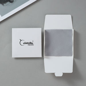 Paño de Limpieza de Joyería de Plata Personalizado con Logotipo, Superventas, para Limpiar Collares, Microfibra, Empaquetado Individual - Product Image 5