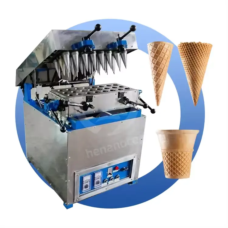 उच्च गुणवत्ता वाले वेफर्स बिस्किट आइसक्रीम कोन मेकर बेकिंग लाइन मशीन आइसक्रीम कोन बनाने की मशीन की कीमत